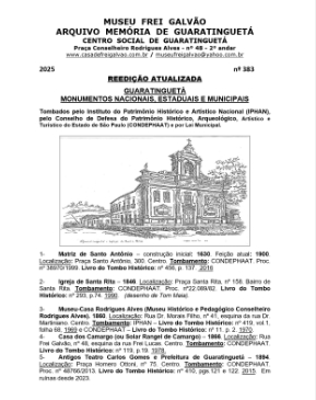 Capa da monografia