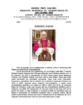 Capa da monografia