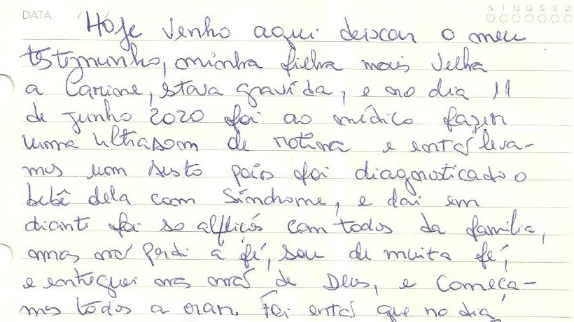 Depoimento emocionante de graça alcançada através das Pílulas de Frei Galvão